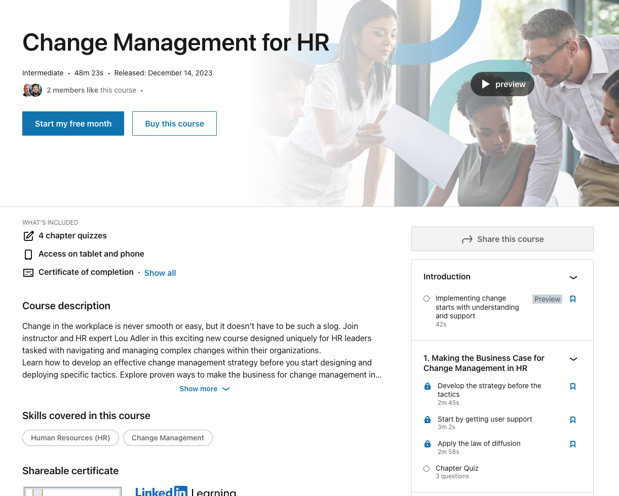 lil-change-mgmt Change Management for HR